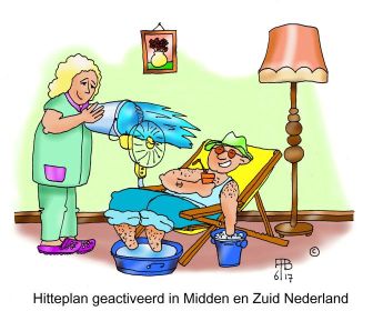 24 6 2017 hitteplan geactiveerd in midden en zuid nederland
